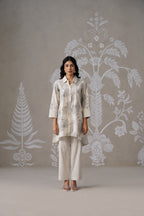 Meherban Black and White Cotton Set