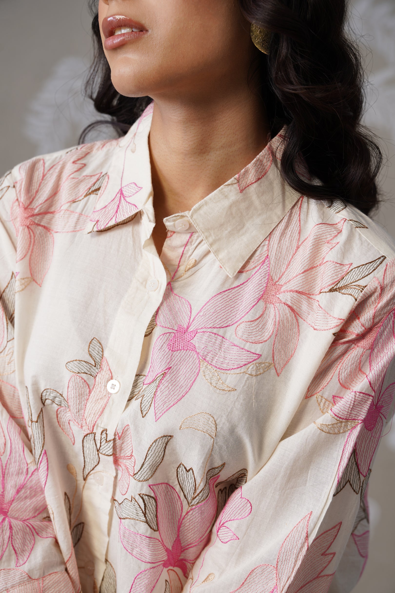 Meherban Floral Shadow Work Cotton Set