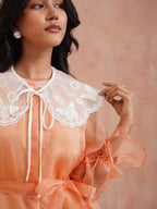Peach Earl Bib Set
